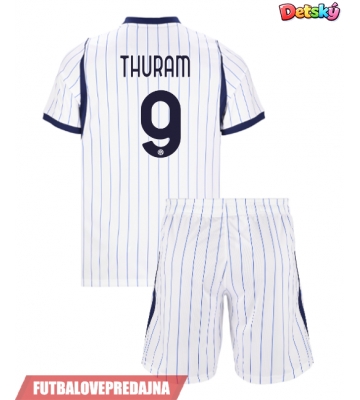 Lacne Dětský Futbalové dres Inter Milan Marcus Thuram #9 2026-27 Krátky Rukáv - Preč (+ trenírky)